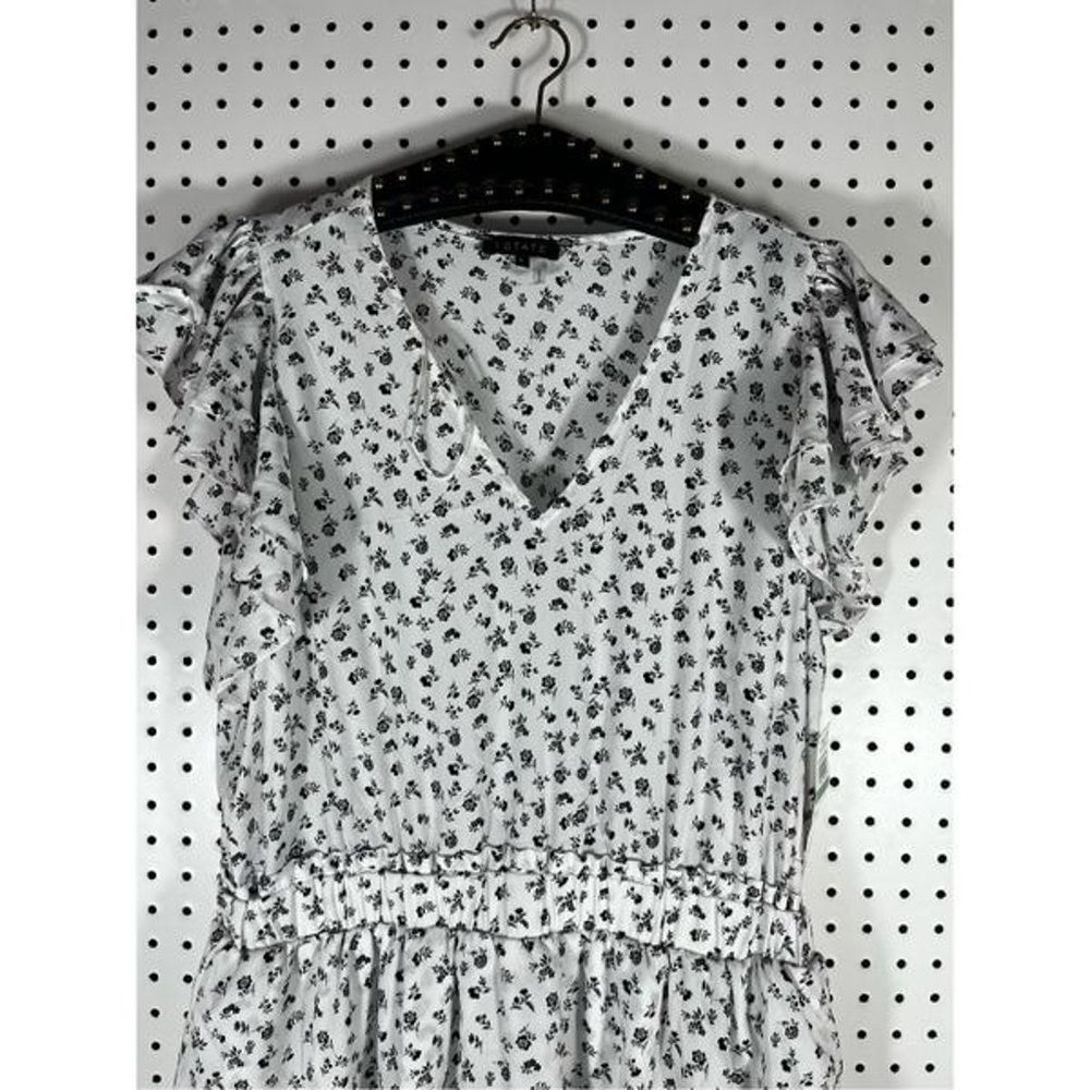 Country Concert Floral Ruffle Tiered Mini Dress Small NWT Boho Cottagecore - Picture 7 of 7